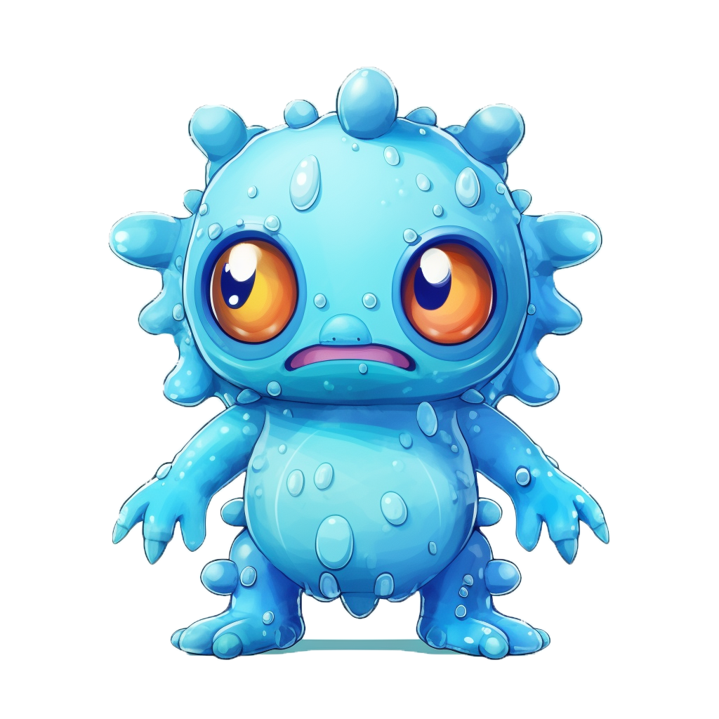 Riplet, petite créature aquatique d’ELEMENDIA issue du monde spirituel.